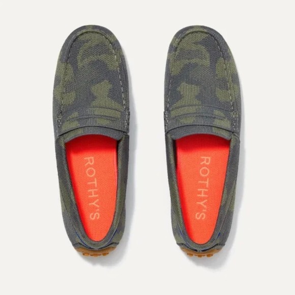 ROTHY'S Shoes - Rothy’s The Driver in Green Camo Women’s Size 11.5